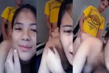 Doggy Sambil Direkam Pasrah Pada Pacar Nakalnya