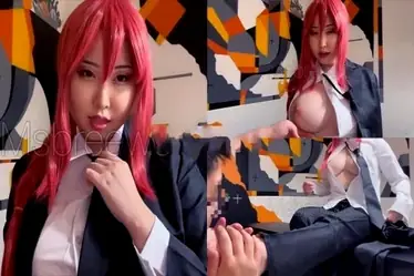 Msbreewc Cosplay Makima Chainsaw Man Ngentot Liar